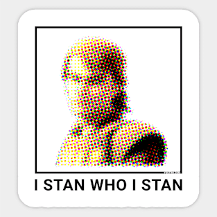 Half Tone Stan Sticker